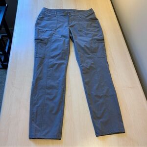 Kuhl Women's Gray Straight Leg Cargo Performance Pants